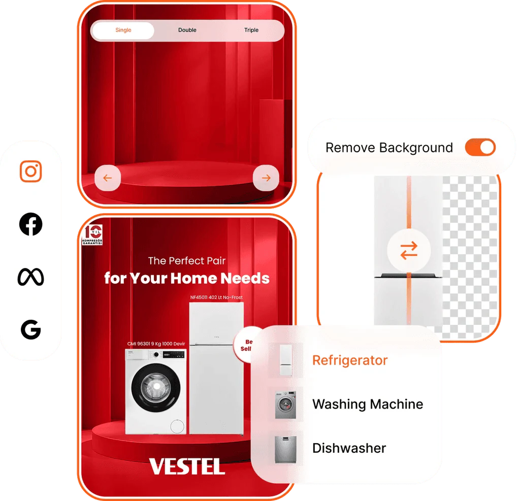 Store-specific creatives going live
