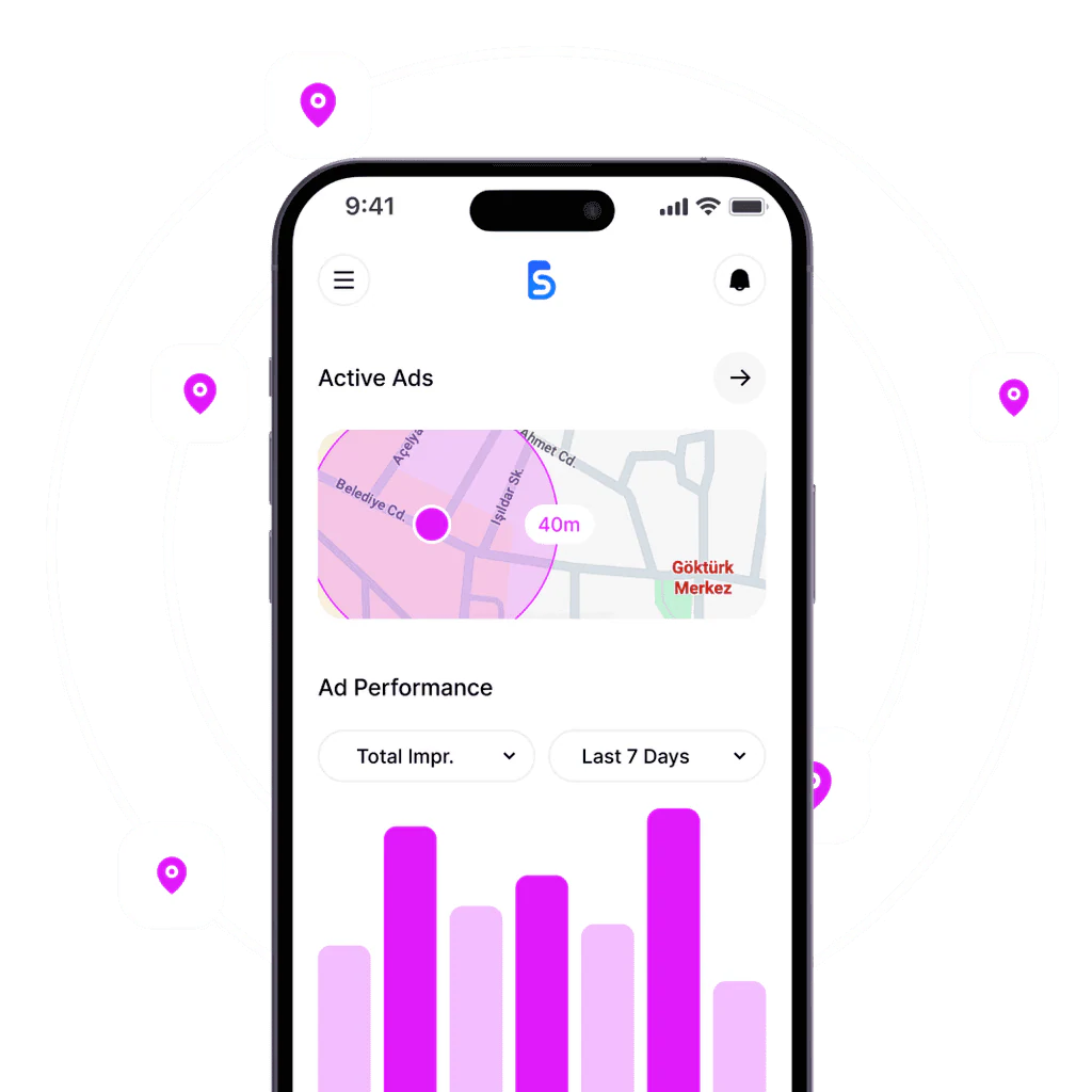 Hyper-local targeting on mobile